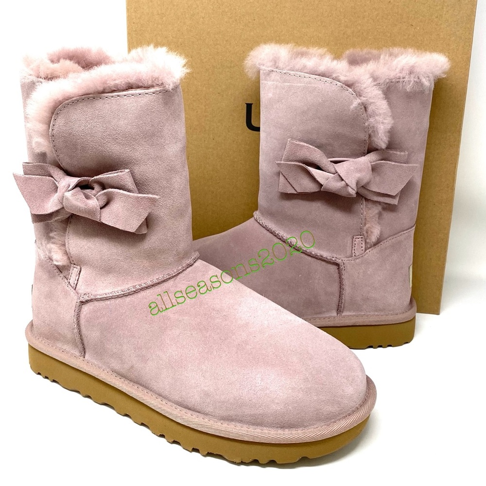 UGG Daelynn Women’s Boots Suede Light Pink - Picture 5 of 11